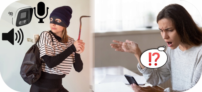 Bezprzewodowa kamera zewnętrzna WiFi IP 8Mp 4K Ultra HD SMART APLIKACJA iOS