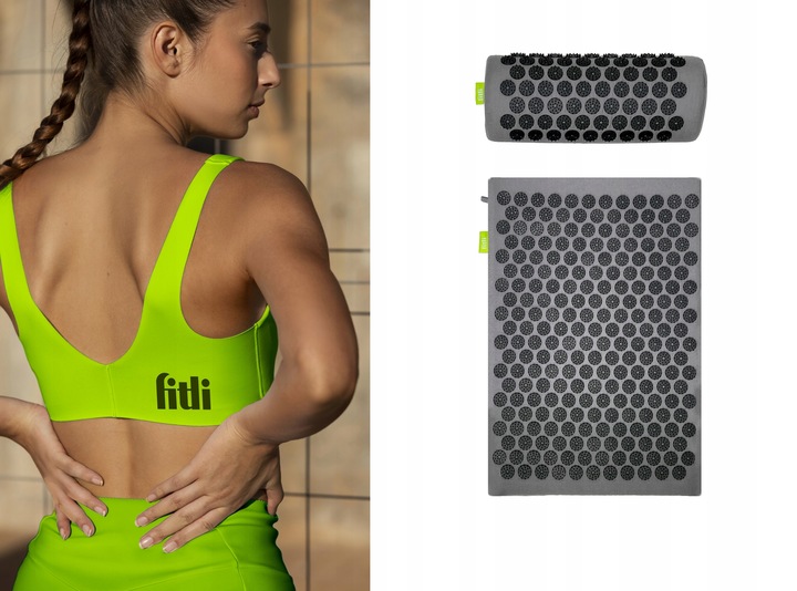 MATA ZDROWOTNA DO AKUPRESURY Z KOLCAMI + PODUSZKA