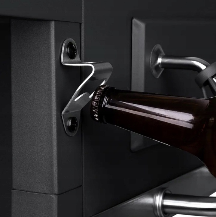 MOCNY GRILL WĘGLOWY OGRODOWY DWA RUSZTY POPIELNIK TERMOMETR DWIE PÓŁKI XXL