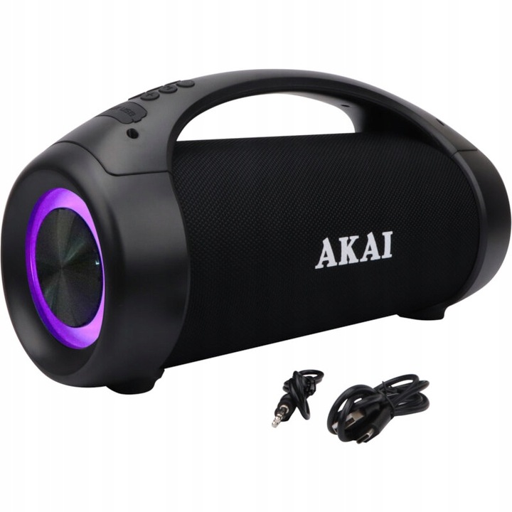 WODOSZCZELNY GŁOŚNIK BLUETOOTH LED AKAI ABTS-55