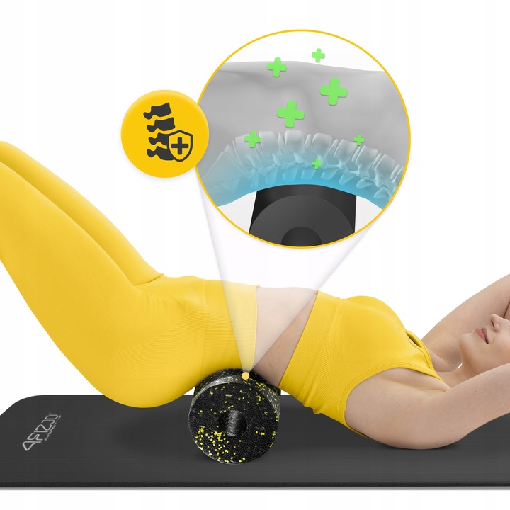 ROLLER WAŁEK PIŁKA PIŁECZKA ZESTAW EPP GŁADKI TWARDY DO MASAŻU DUOBALL