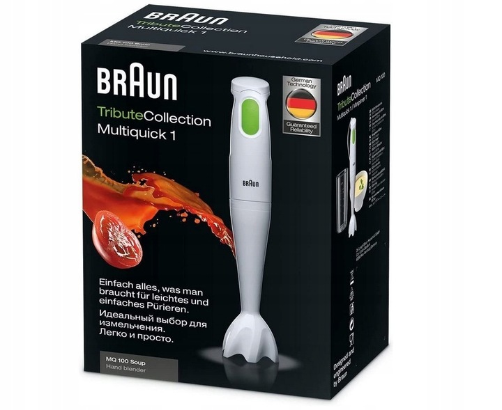 Blender kielichowy Braun Minipimer 1 MQ 100 450 W