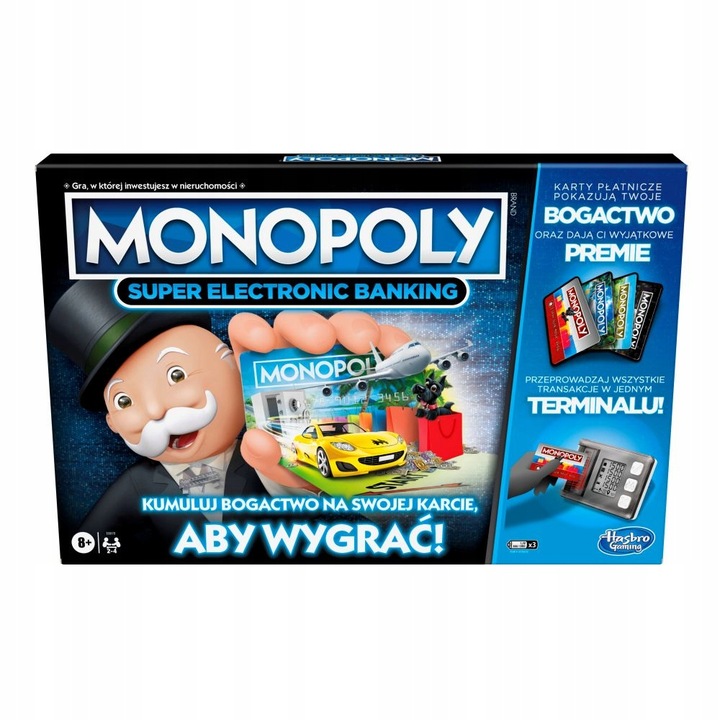 HASBRO Gra Monopoly Super Electronic Banking PL