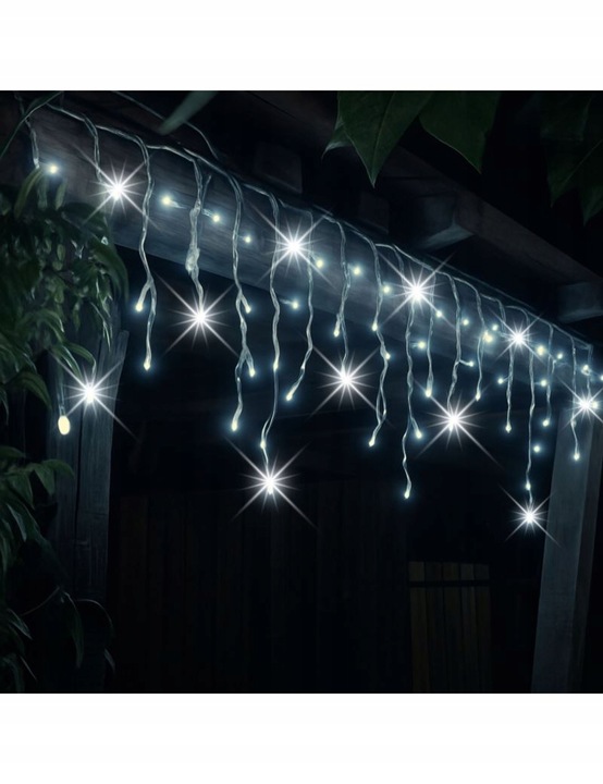 SOPLE 300 LED KURTYNA ŚWIETLNA ZEWNĘTRZNA BIAŁY ZIMNY FLASH 12M IP44
