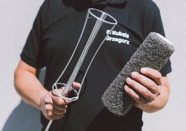 KUBALA Przyrząd do mycia czyszczenia wałków, pasuje do wałek do gładzi