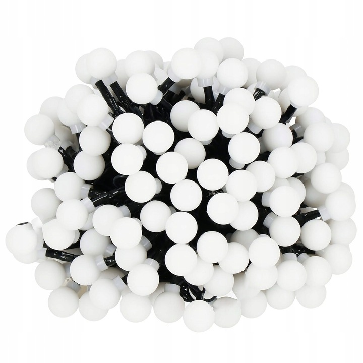 LAMPKI CHOINKOWE KULKI 200LED ZEWNĘTRZNE WEWNĘTRZNE MULTIKOLOR MAT BAJKOWE