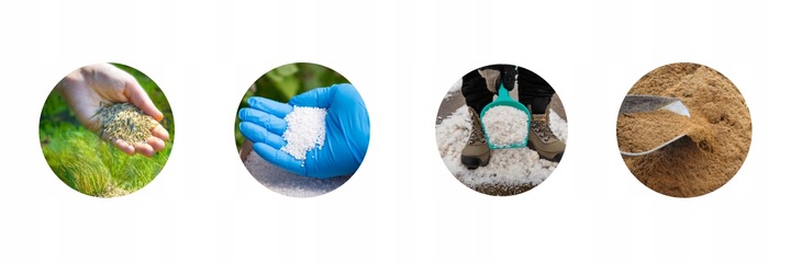 SIEWNIK akumulatorowy na baterie DO NAWOZU SOLI TRAWY 2,7L automatyczny