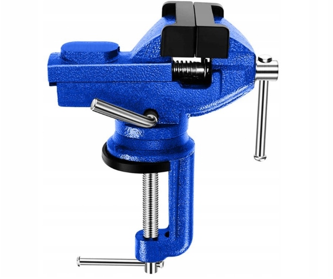 IMADŁO ŚLUSARSKIE OBROTOWE 360 Z KOWADŁEM ŻELIWNE STOŁOWE SOLIDNE 50MM