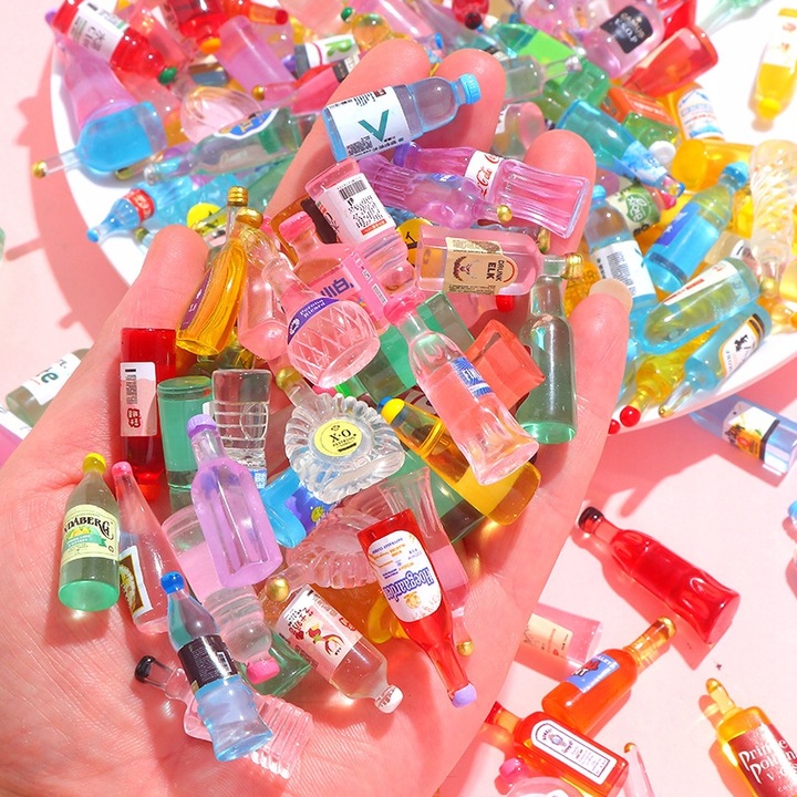 100 SZTUK MINI JEDZENIE UROCZE AKCESORIA DLA DZIECI URODZINOWYCH