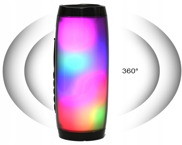 Głośnik Bluetooth BOOMBOX Mobilny USB RADIO LED MP3 Bezprzewodowy Przenośny