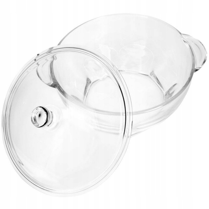 Waza przezroczysta z pokrywką Granity 2,5 l LUMINA