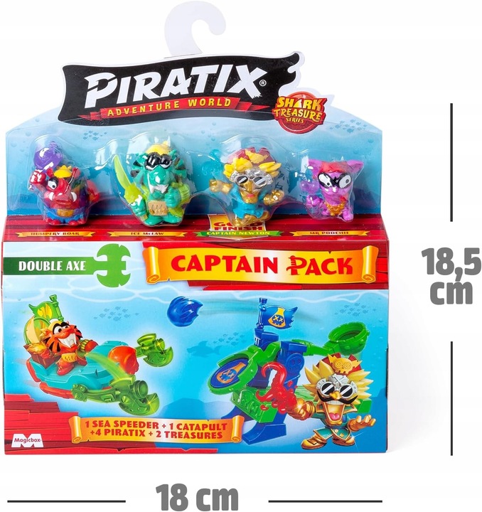 PIRATIX Shark Treasure Capitain Pack 7027