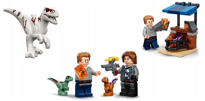 LEGO JURASSIC WORLD 76945 ATROCIRAPTOR: POŚCIG – ZESTAW AKCJI Z DINOZAUREM