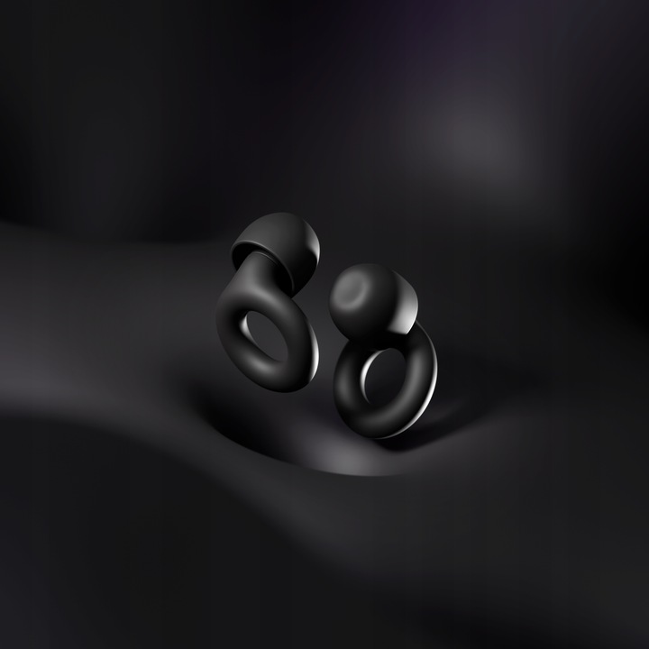 Stylowe Stopery Wkładki Wyciszające do Uszu LOOP QUIET 2.0 Black | -24db