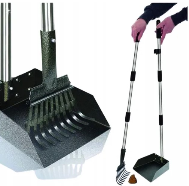 KUPOZBIERACZ ZBIERACZ NA ODCHODY ŁOPATKA DO KUPY SZUFLA ZMIOTKA SZUFELKA