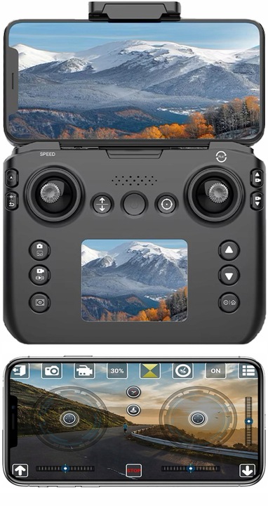 DRON WIFI KAMERA RC ZABAWKA ZDALNIE STEROWANY 2,4GHZ FPV LED HD DWIE KAMERY