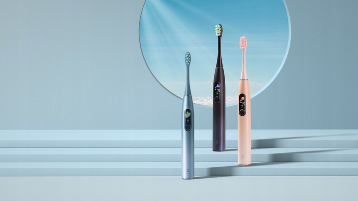 OCLEAN X Pro szczoteczka soniczna do zębów fiolet