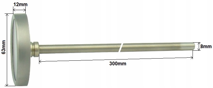 TERMOMETR Z SONDĄ DO WĘDZARNI PIECA PIZZY 0-500C D