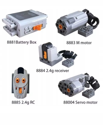 Zestaw Silnik do klocków Technic 2.4G do Zdalnego Sterowania Lego 8881 8883