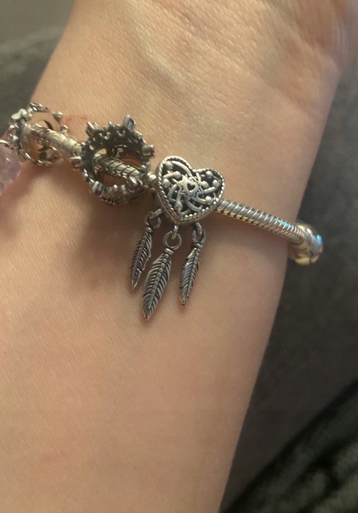 Charms Łapacz Snów Sny Serca S925 MODA TRUSKY