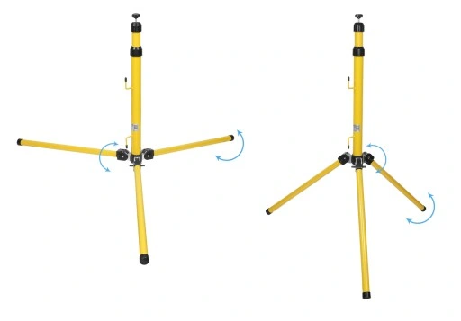 STATYW STOJAK POJEDYNCZY HALOGEN NAŚWIETLACZ LED