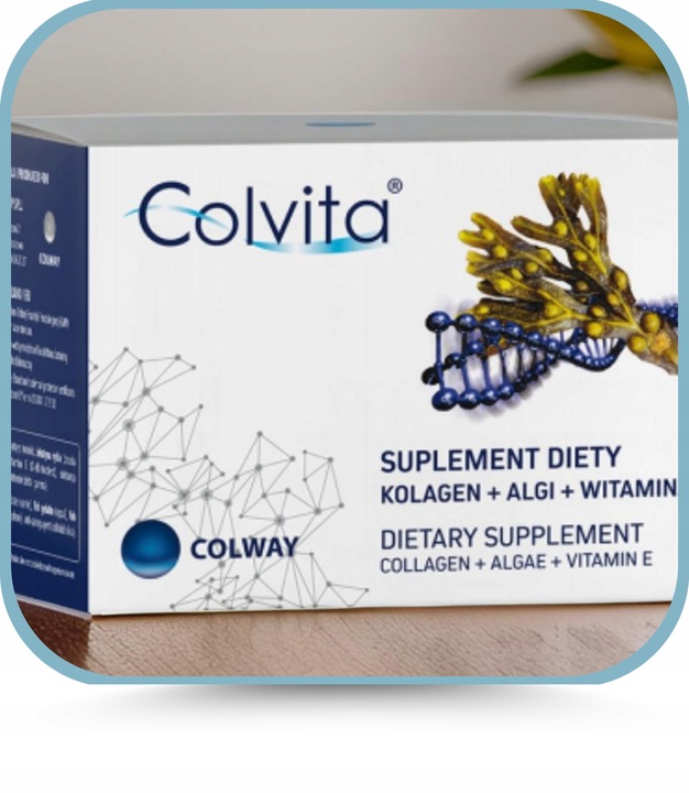 Kolagen liofilizowany Zdrowe Stawy Mocne Kości kapsułki Algi Wit.E x60 kaps