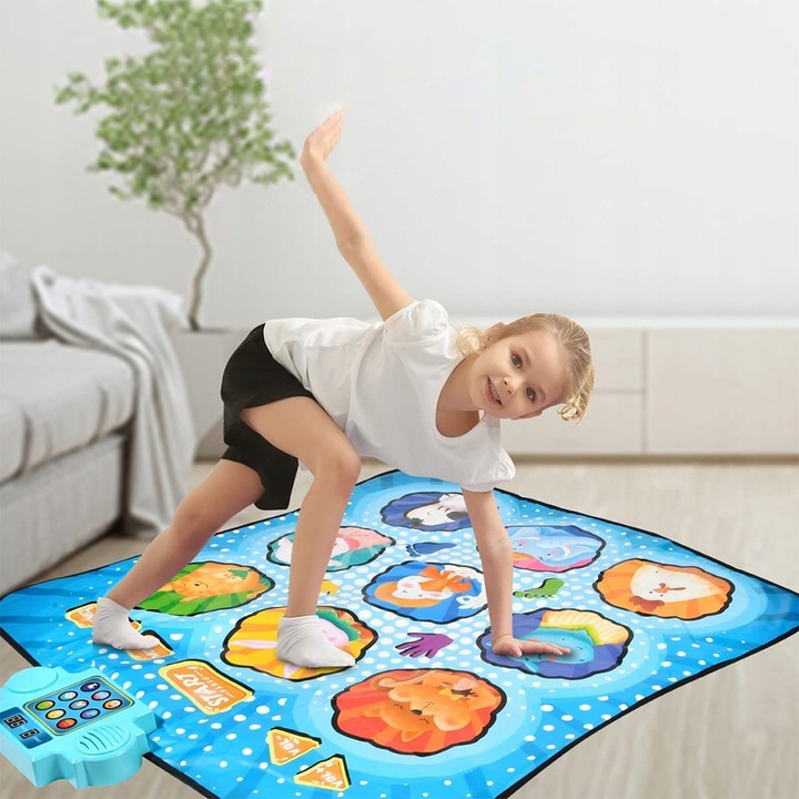 MATA DO TAŃCZENIA MUZYCZNA TANECZNA DLA DZIECI GRA INTERAKTYWNA TAŃCA ZABAW