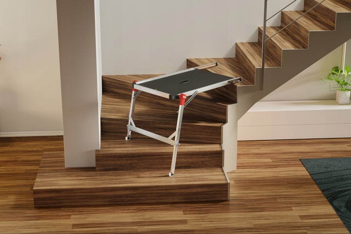 Podest na schody, platforma robocza Hailo TP2 Pro, składany