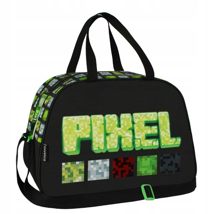 Torba na ramię STARPAK Pixel Green 527152 2024 STK-65