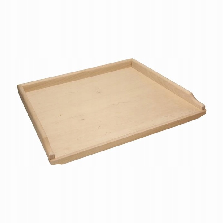 STOLNICA DREWNIANA DUŻA SOLIDNA BUKOWA 70x50 cm