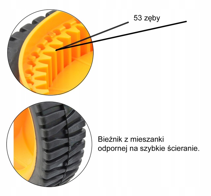 KOŁO NAPĘDOWE DO KOSIARKI PARTNER HUSQVARNA MOCNE