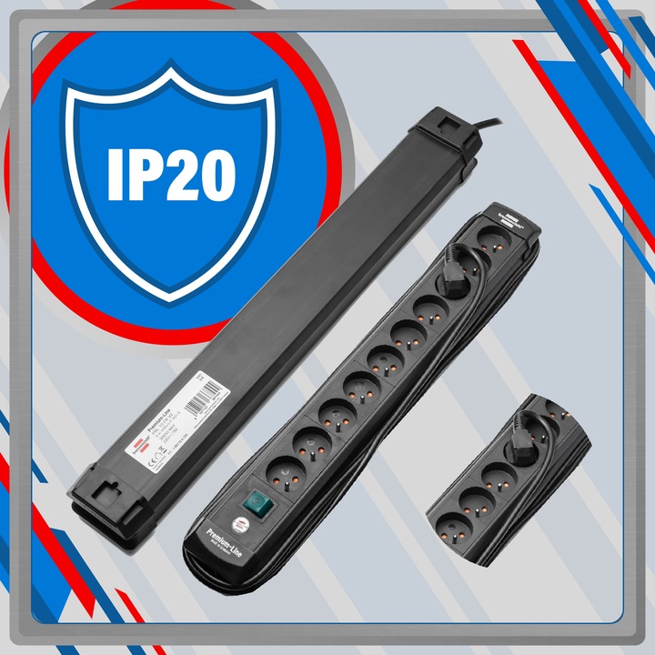 LISTWA ZASILAJĄCA PRZEDŁUŻACZ Z WYŁĄCZNIKIEM 10G 3M BRENNENSTUHL