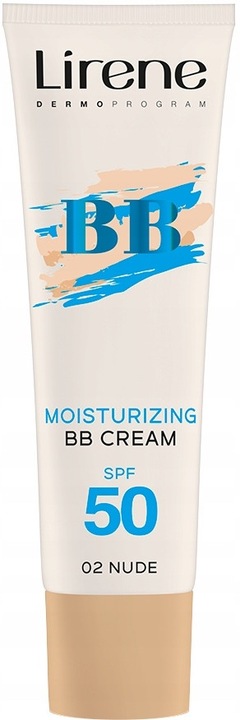 LIRENE Nawilżający Krem BB SPF 50 - 02 Nude
