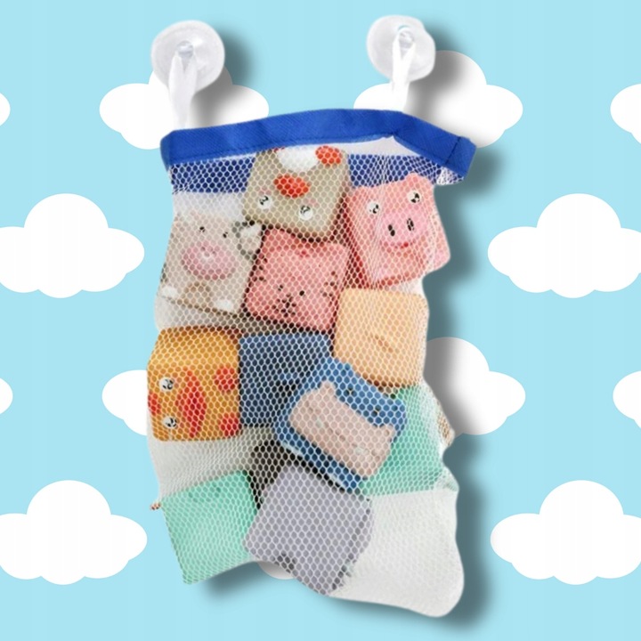 Miękkie kreatywne klocki sensoryczne dla niemowląt dzieci funkcja gryzaka