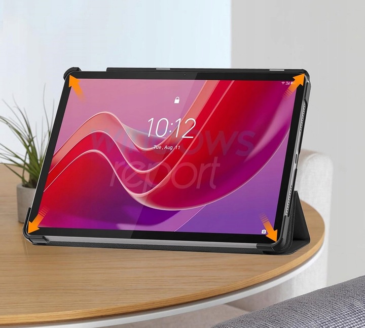 ETUI SMART CASE POKROWIEC NA TABLET DO LENOVO TAB M11 11" CZARNE Z KLAPKĄ