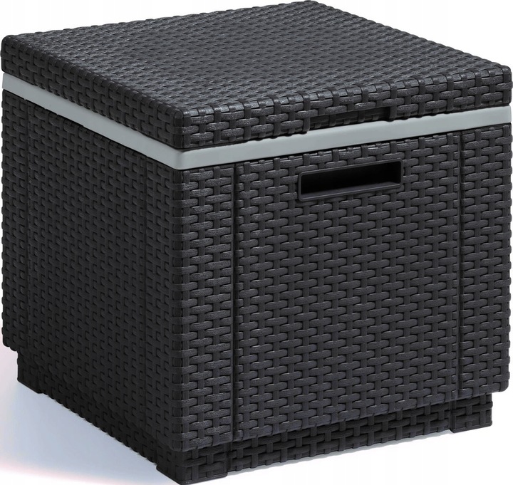 Pufa ogrodowa KETER Ice Cube 213828 schowek