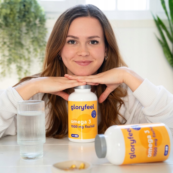 OMEGA 3 DHA EPA W WYSOKICH DAWKACH 1000mg na dawkę 400 kapsułek gloryfeel