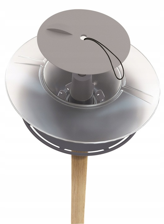 NOWOCZESNY KARMNIK DLA PTAKÓW Z ZIARNEM 1KG BIRDYFEED ROUND WYTRZYMAŁY