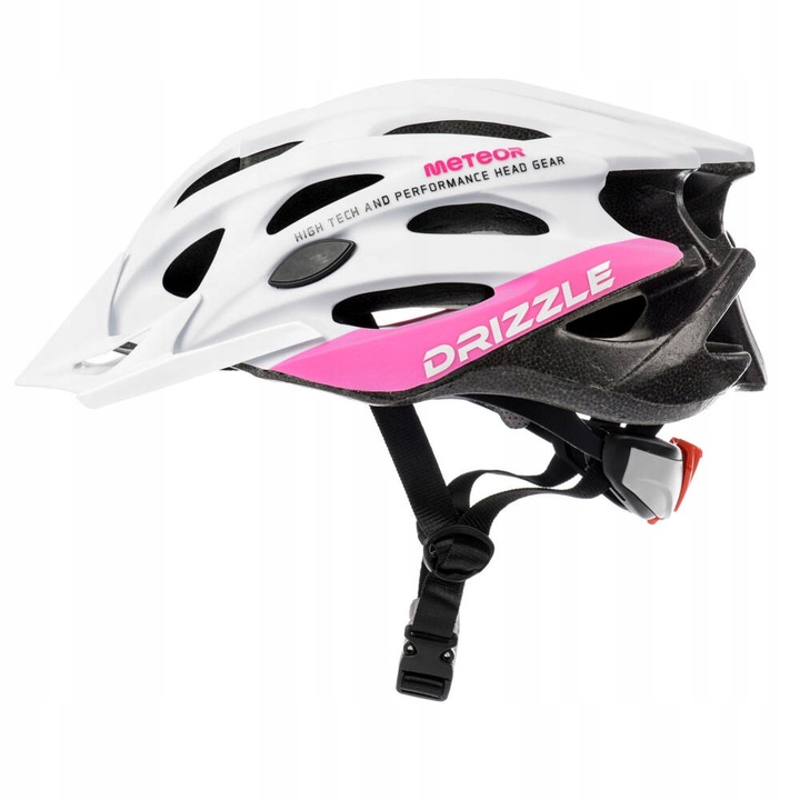 Kask rowerowy z daszkiem lekki regulowany na rower Meteor Drizzle M 55-58cm