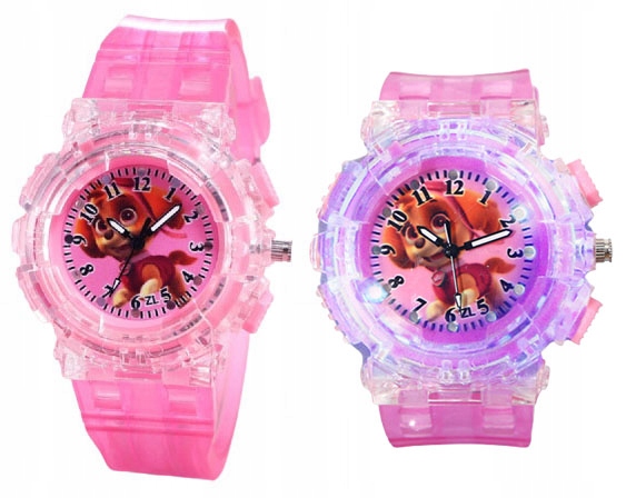 zegarek dziecięcy PSI PATROL dla dziewczynki dziecka SKYE świecący LED