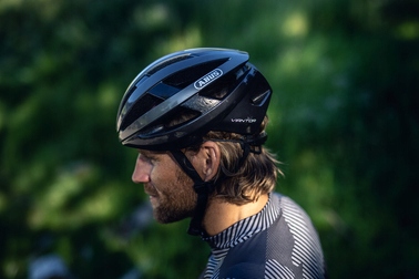 Kask rowerowy Abus Viantor szosa gravel czerwony czarny biały r. L 58-62 cm