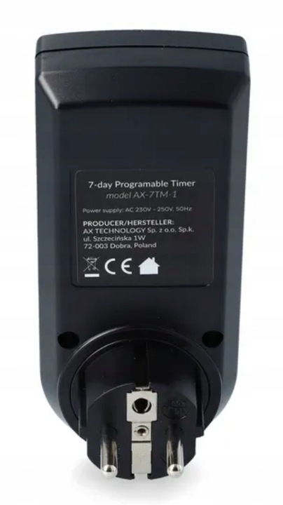 PROGRAMATOR CZASOWY TYGODNIOWY WŁĄCZNIK WYŁĄCZNIK TIMER 24/7