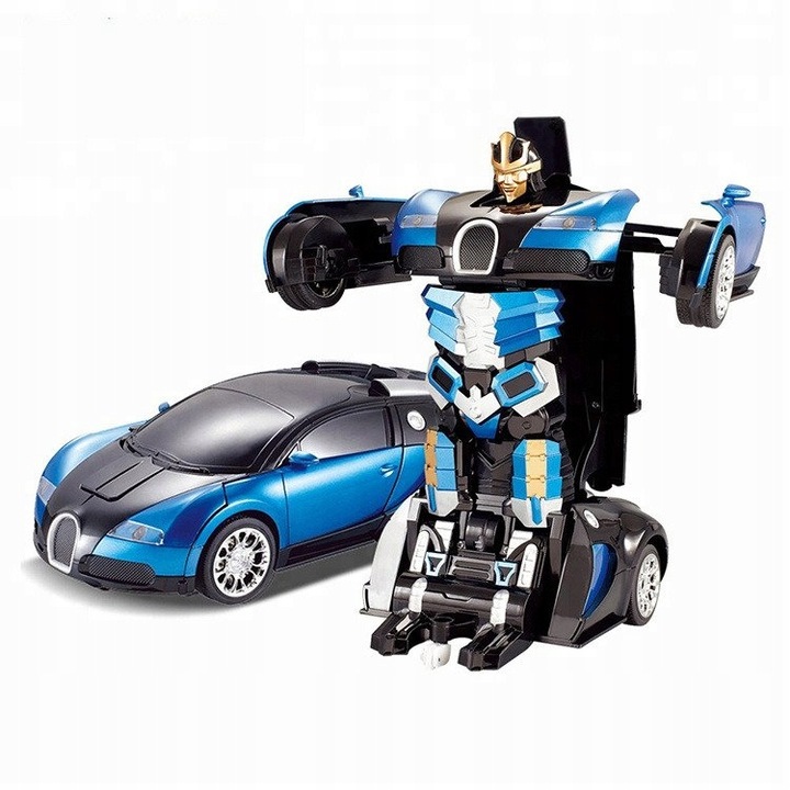 ROBOT SAMOCHÓD 2W1 BUGATTI ZDALENIE STEROWANY R/C PILOT USB AKUMULATORY