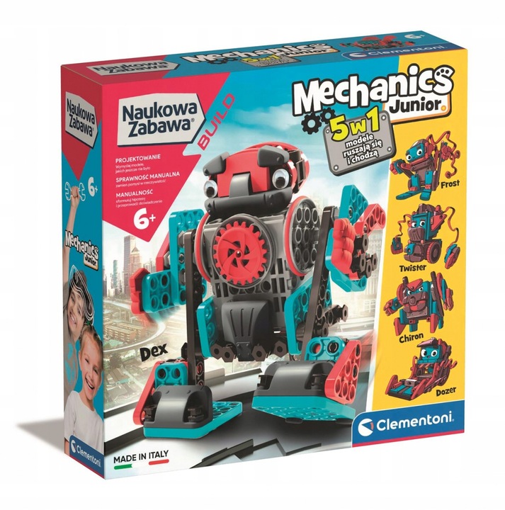 MECHANIKA JUNIOR - ROBOT DLA DZIECI CLEMENTONI