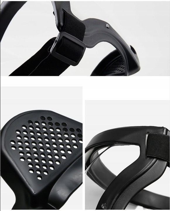 Maska ochronna na twarz przezroczysta z 10szt filtrem PM2.5