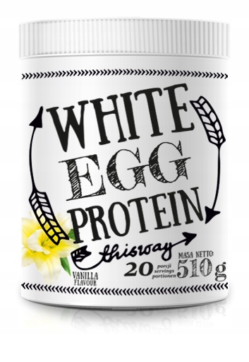 White EGG protein albumina Wanilia 510 g