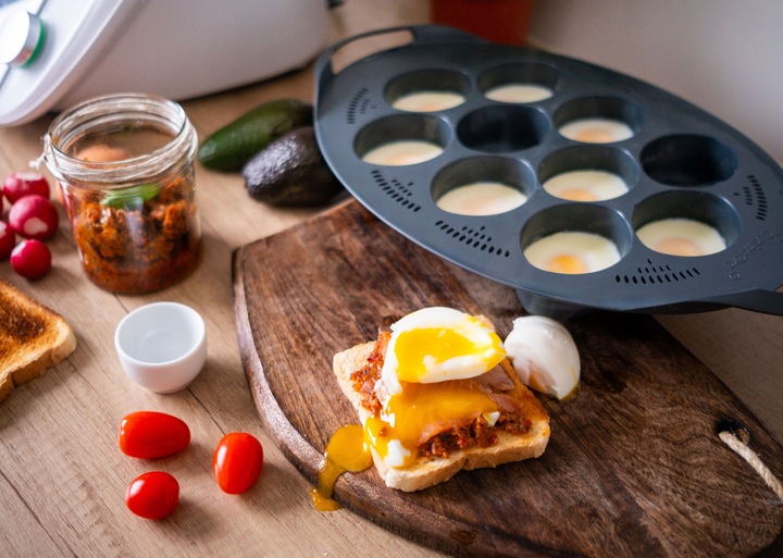 Wkładka do gotowania jajek na parze do Thermomix TM6 TM5 TM31 Varoma 10 szt