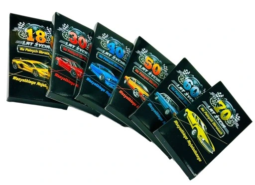 Prezent na URODZINY z okazji urodzin 40 lat CZTERDZIESTKA 18 30 50 60 wzory