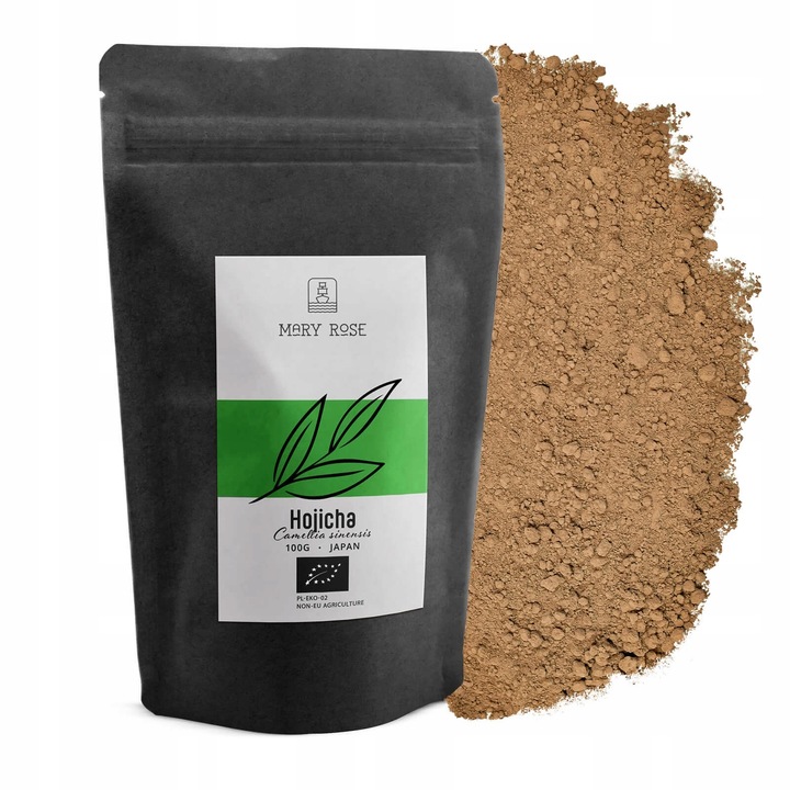 Mary Rose – Prażona Herbata Zielona Hojicha Powder BIO 100g