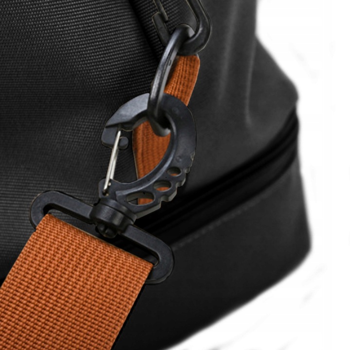 Torba Podróżna DUŻA Sportowa Bagaż Podręczny Turystyczna Wodoodporna Czarna